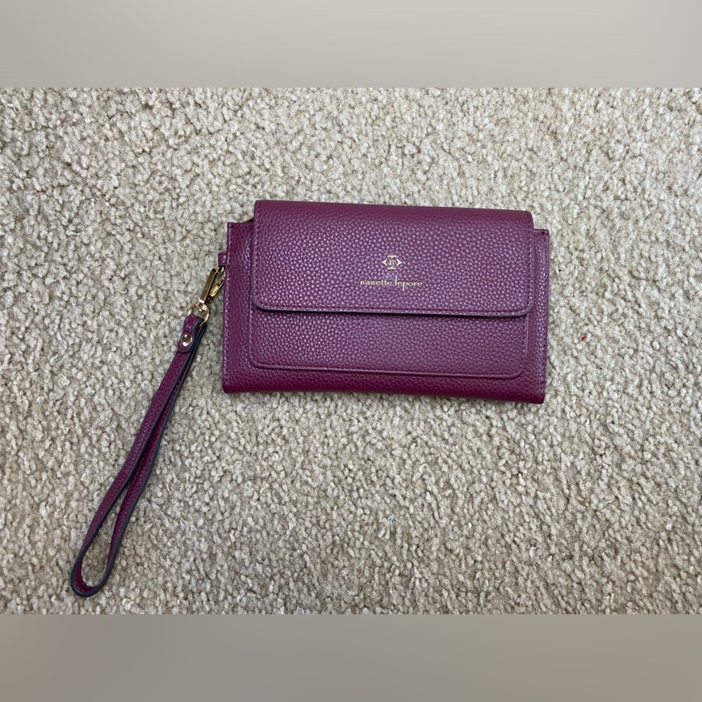 Nanette Lepore Lavender Wristlet